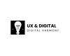 White and Black Simple Minimalist Lamp Illustrative Digital Agency Logo